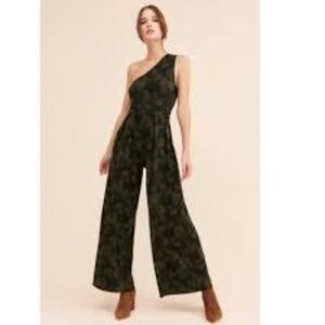Free People Maya One Shoulder Jumpsuit